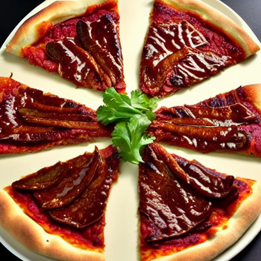 Halal Peking Duck Pizza
