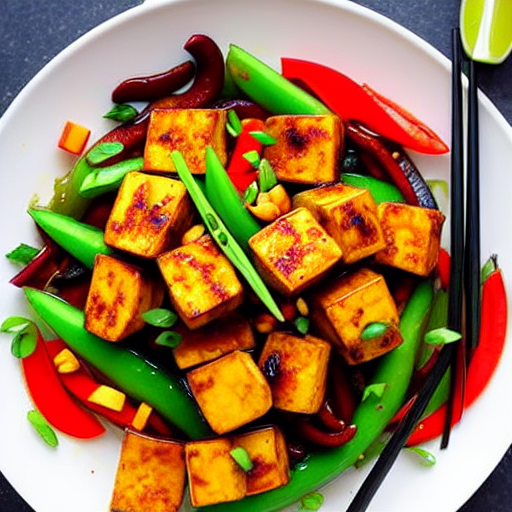 Chili Tofu Stir-Fry