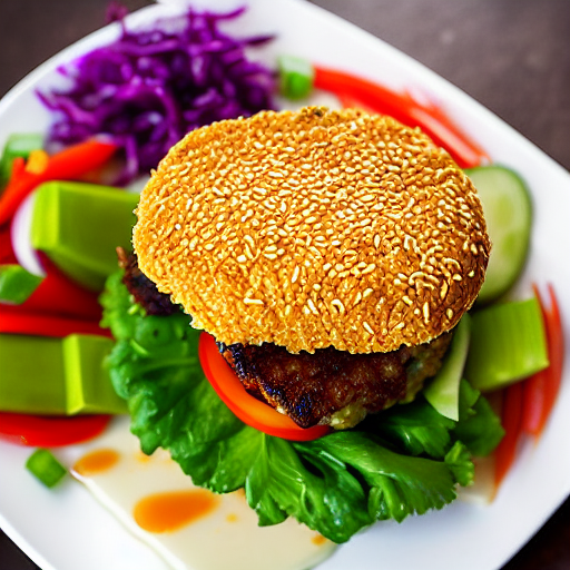 Crispy Rice Burger