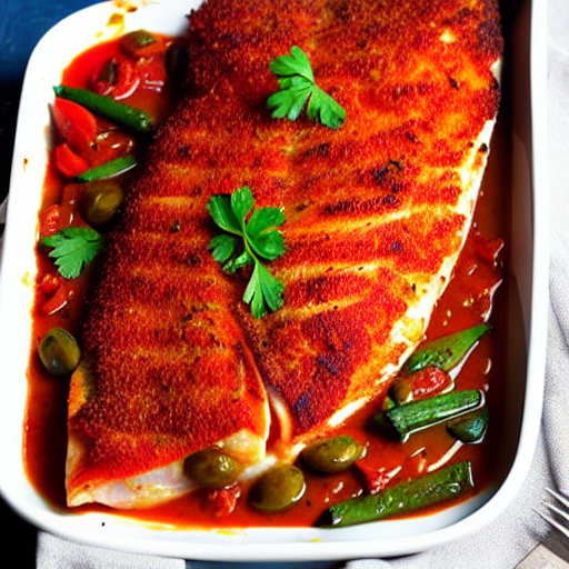 Baked Fish Plaki