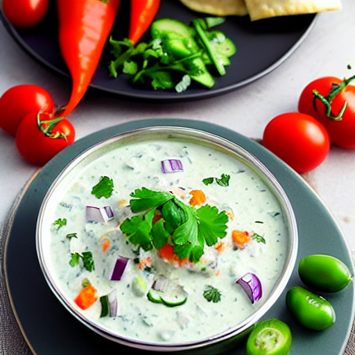 Vegan Vegetable Raita