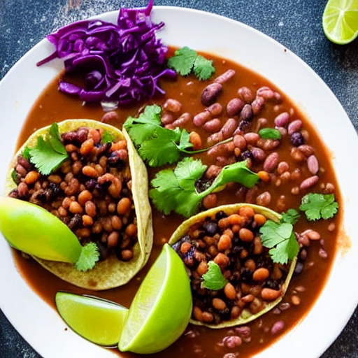 Tacos de Frijoles con Chayote