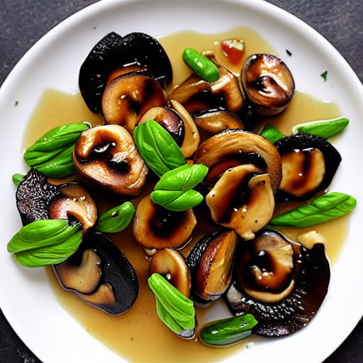 Miso Marinated Mushrooms