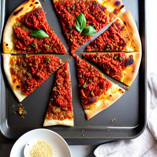 Paleo Spicy Lamb Pizza
