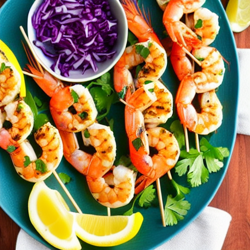 Prawn Souvlaki