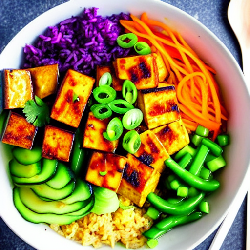 Vegan Tofu Donburi
