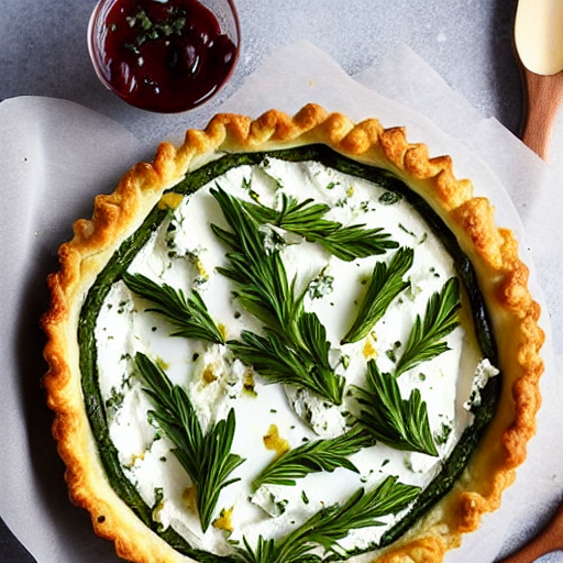 Herbed Goat Cheese Tart