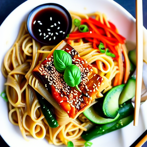 Vegan Kimbap Pasta