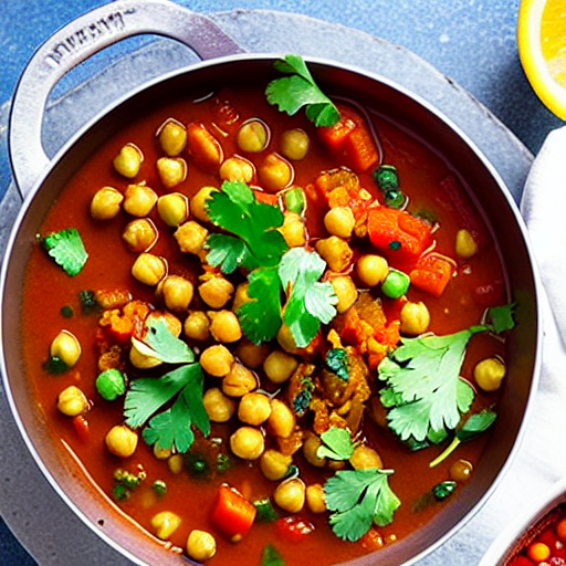 Vegetable and Chickpea Tagine