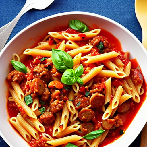 Pasta with Spicy Sausage