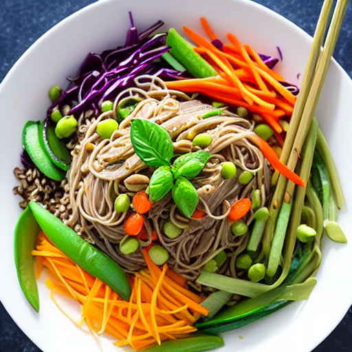 Soba Noodle Salad with Vegetables