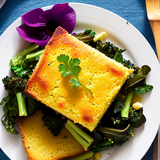 Cornbread and Greens