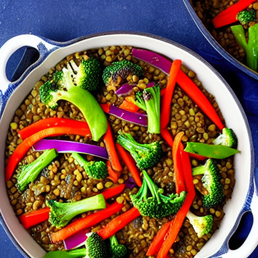 Vegetable and Lentil Bake Stir-Fry