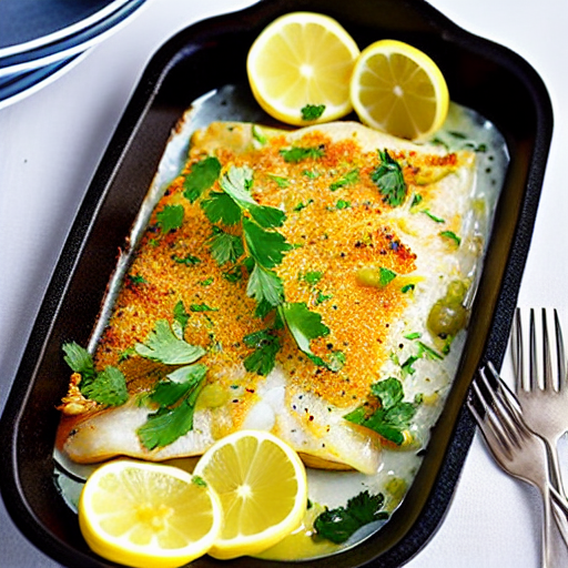 Baked Haddock with Lemon