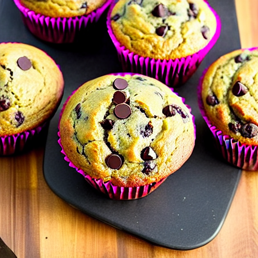 Chocolate Chip Banana Muffins