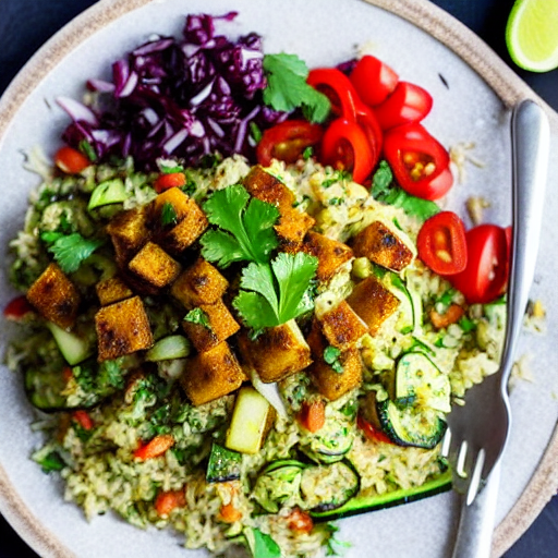 Riz Bil Kousa w Fattoush