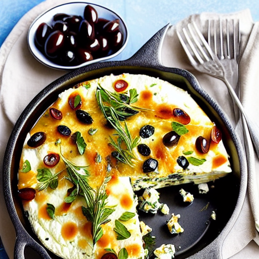 Baked Feta with Olives