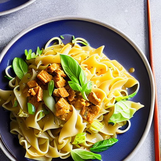 Egg Noodle Cabbage Stir-Fry