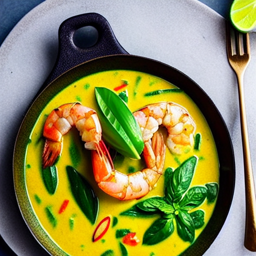 Prawn Green Curry