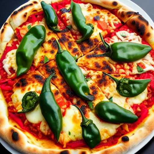 Pizzas de Poblano