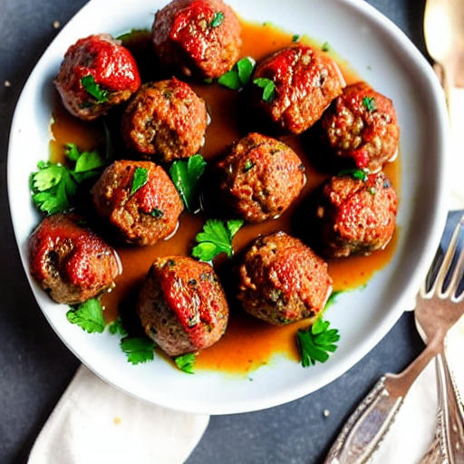 Keto Greek Meatballs