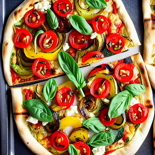 Grilled Vegetable Pizza