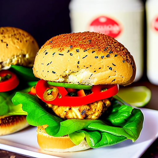 Coconut Chicken Burger
