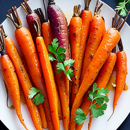 Honey Glazed Carrots and Sweet Potatoes with Spices and Herbs