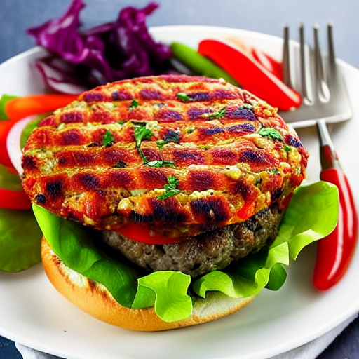 Mediterranean Beef Burger