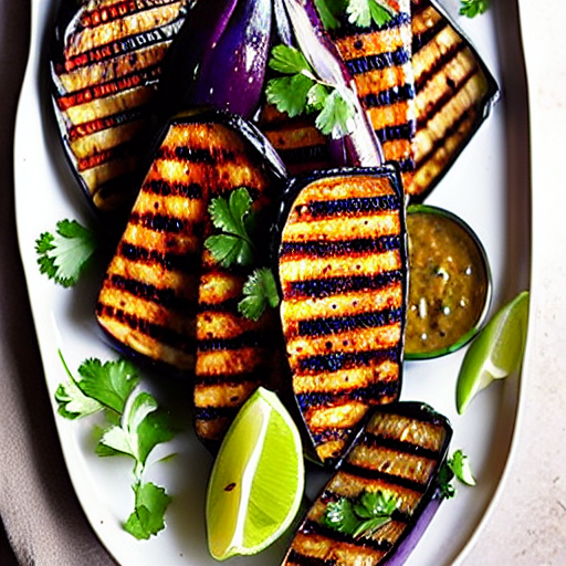 Spiced Grilled Eggplant