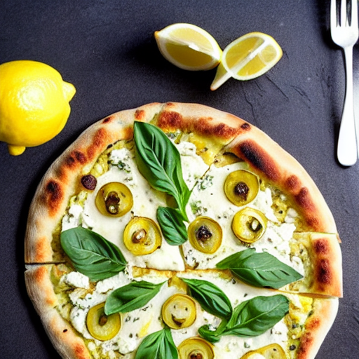 Artichoke Lemon Pizza