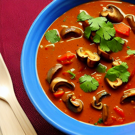 Kadai Mushroom Curry
