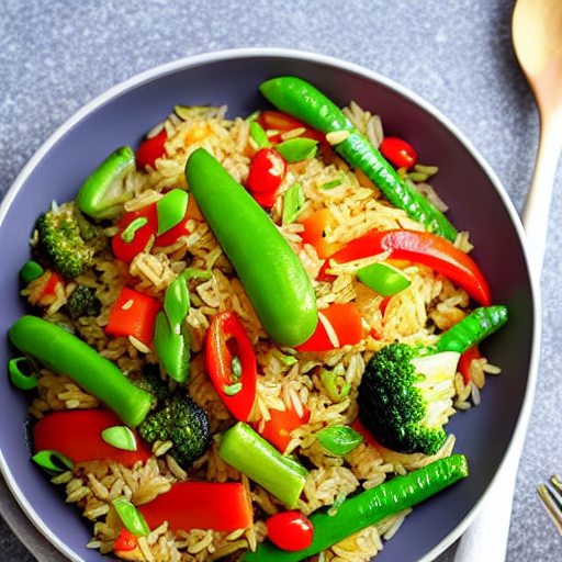 Vegetable Stir-Fry Rice