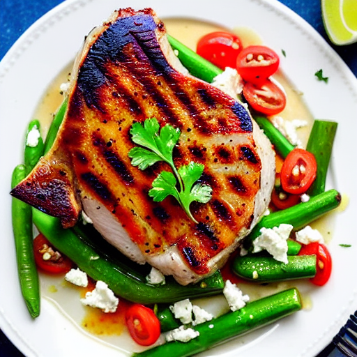 Pork Chops with Feta