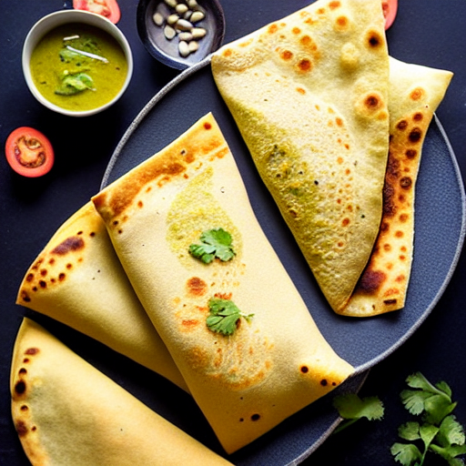 Baked Pesarattu Dosa