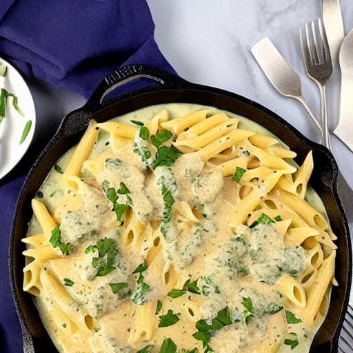 Chicken Alfredo Bake