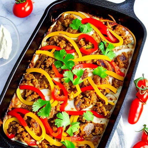 Keto Fajita Bake