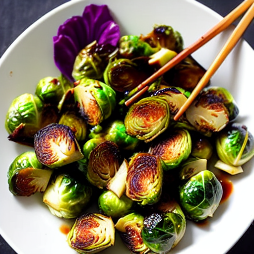 Hoisin Glazed Brussels Sprouts