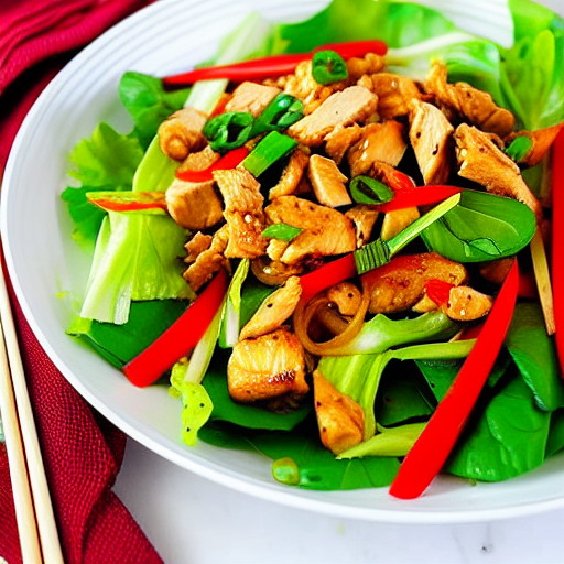 Szechuan Style Spicy Chicken Salad