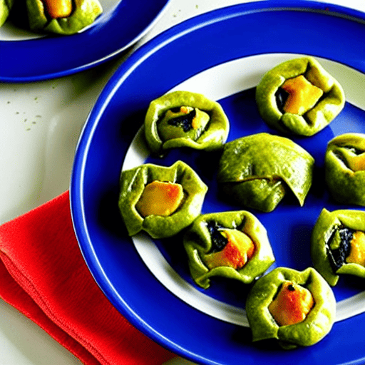 Baked Spinach Dumplings