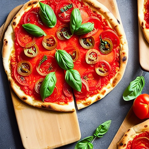 Classic Tomato Basil Pizza