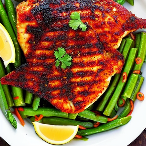 Cajun Blackened Catfish