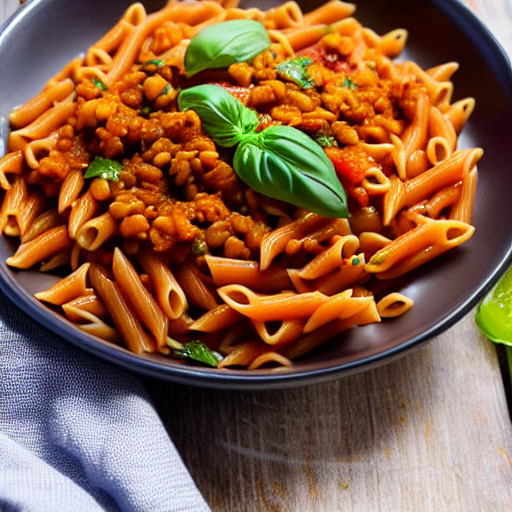 Pasta al Ragu di Lenticchie