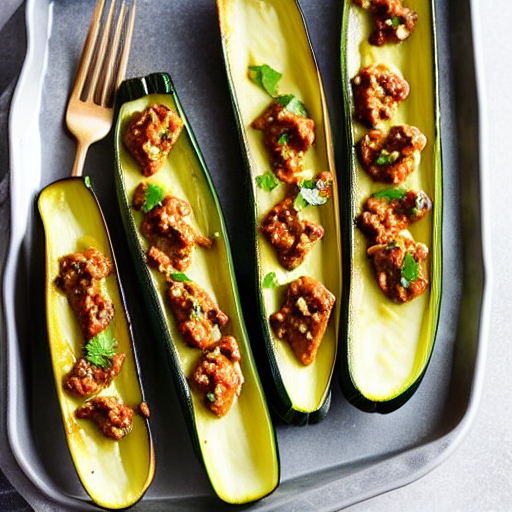 BBQ Zucchini Boats