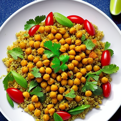 Kısır with Chickpeas
