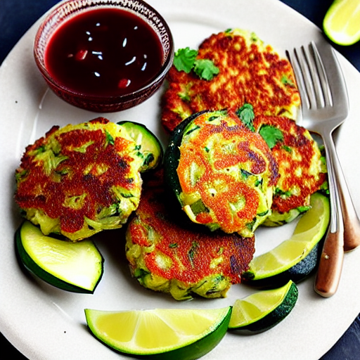 Baked Zucchini Fritters