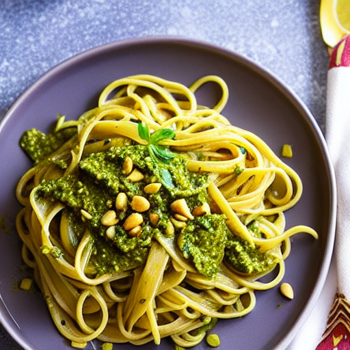 Thai Basil Pesto Pasta