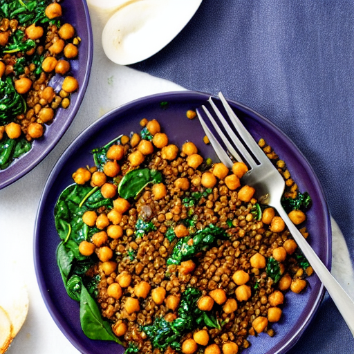 Crispy Baked Eggplant with Lentils and Spinach and Chickpeas and Lentils and Spinach and Lentils and Spinach and Lentils and Spinach and Lentils and Spinach and Lentils