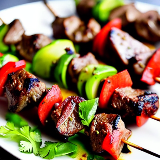Herbed Venison Skewers