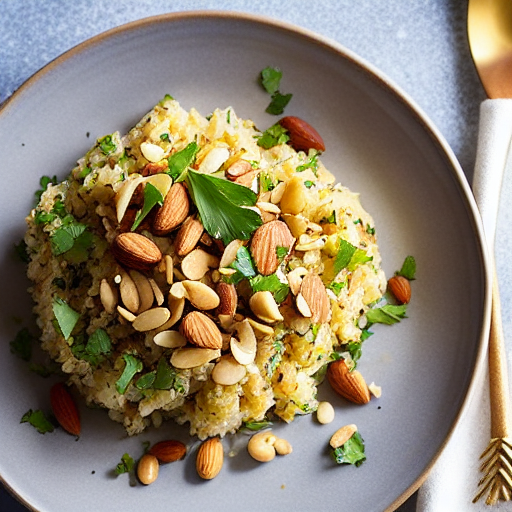 Cauliflower Rice with Nuts